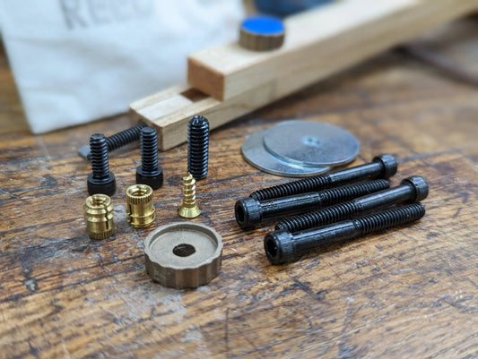 REED Planes Sliding Dovetail Pinch Rod Hardware Kit